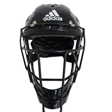 Used Adidas ADIDAS CAT HELMET BLK MD Catchers Helmet w/Mask Black MD 11406-S000105941