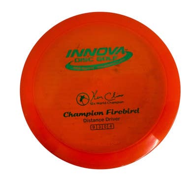 Used Innova CHAMPION FIREBIRD Disc Golf Driver Orange 11406-S000106519