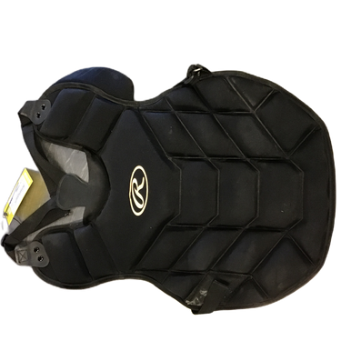 Used Rawlings CPPRDGI Catchers Chest Protector Black Intermed 11730-S000067254