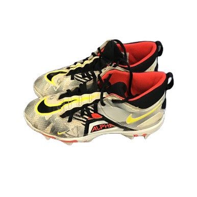 Used Nike CV0585-100 Jr FB Cleats White Junior 05.5 11730-S000067369