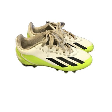 Used Adidas IE1588 Soccer Cleats White Junior 01 11730-S000067456