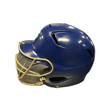 Used Easton 7035492 Batting Helmet w/Mask Royal Blue One Size 11730-S000067481