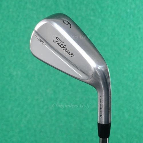 Titleist 2025 T250 Forged Single 6 Iron True Temper AMT White G2 Steel Stiff