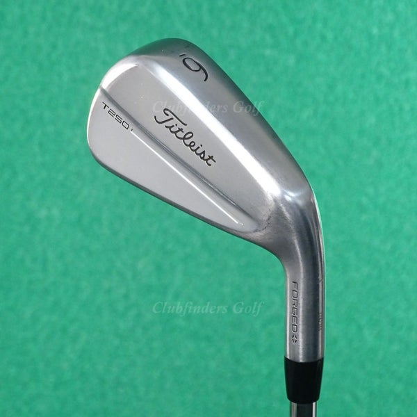 Titleist 2025 T250 Forged Single 6 Iron True Temper AMT White G2 Steel Stiff
