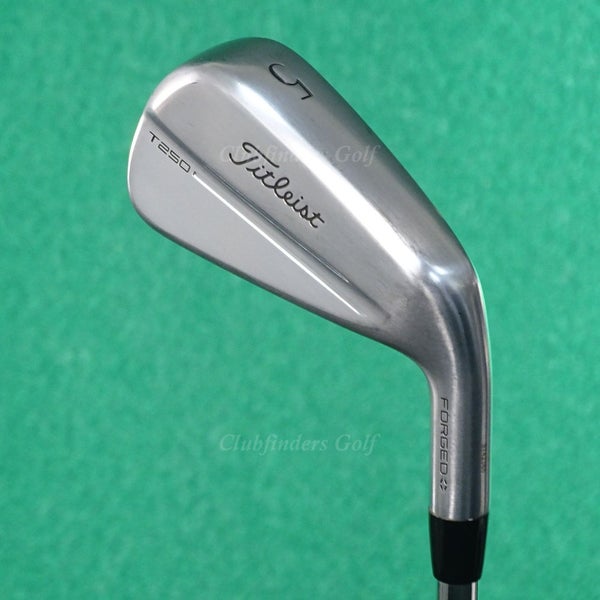 Titleist 2025 T250 Forged Single 5 Iron True Temper AMT White G2 Steel Stiff