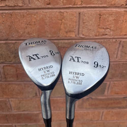 Thomas Golf AT 705 9 Hybrid ONLY LH Iron Woods Golf Clubs Senior Flex