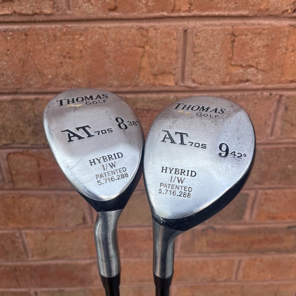 Thomas Golf AT 705 8 And 9 Hybrid LH Iron Woods Golf Clubs Senior Flex