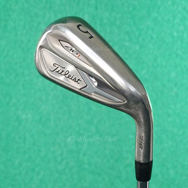 Titleist AP1 718 Single 5 Iron True Temper AMT Red R300 Steel Regular