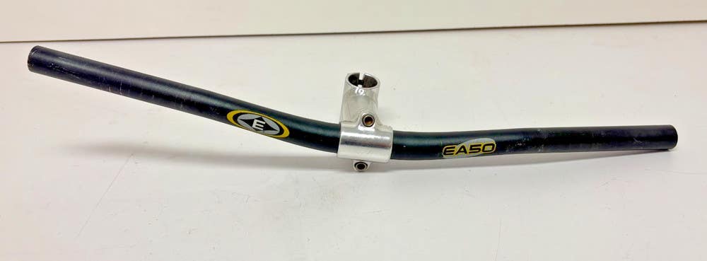 Easton EA50 550mm Black Aluminum Riser Handlebar 80mm Silver Aluminum Stem
