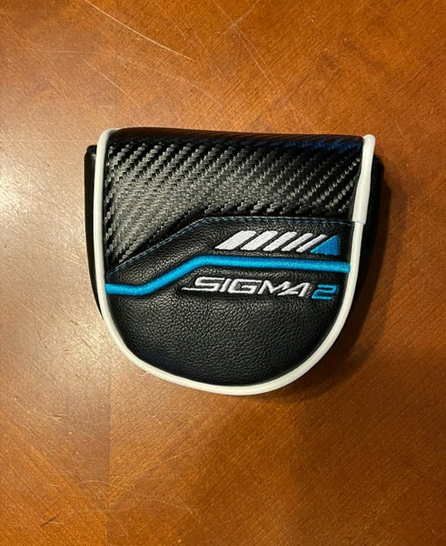 *NEW* PING Sigma 2 Putter Head Cover [Black/White] Mallet Headcover ~ Magnetic Closure