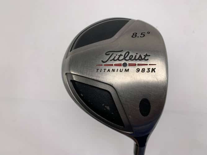 Titleist 983 K Driver 8.5* Aldila NV Green 75g Stiff Graphite Mens RH