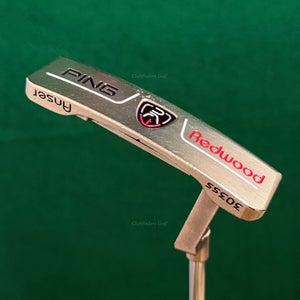 Ping Redwood ANSER 303ss Red Dot Nickel 35" L-Neck Blade Putter Golf Club