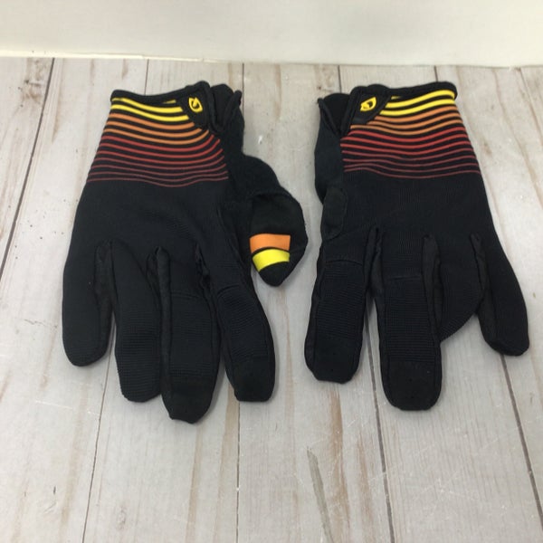 XL Giro Adult Bike Gloves Black Orange Red Cycling Gloves (Used)