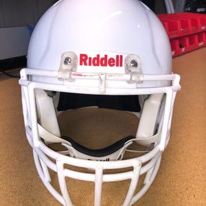 USED RIDDELL SPEED ADULT HELMET - MEDIUM - METALLIC WHITE