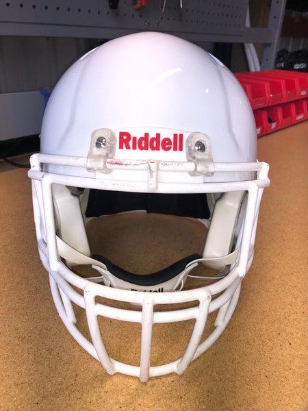 USED RIDDELL SPEED ADULT HELMET - MEDIUM - METALLIC WHITE