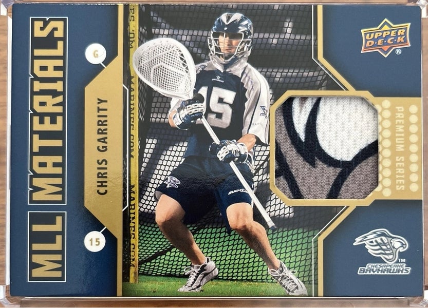 2011 MLL Chris Garrity Game-Worn Team Logo patch