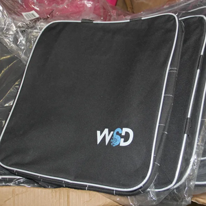 New WSD Logo Single Ski or Snowboard Boot Bag square  LOT 10   bags gray