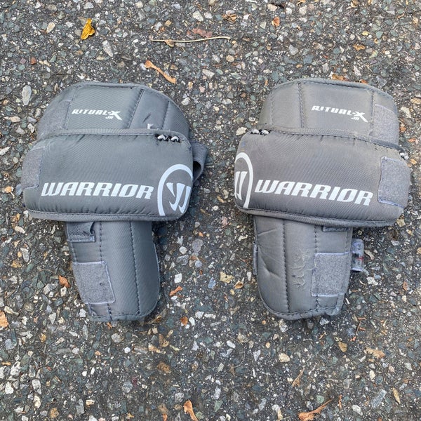 2020 Large Junior Warrior Ritual-X Goalie Leg Pads- Knee-Thigh guards (Used)