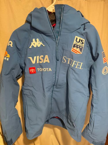US SKI TEAM- DOUBLE Blue/RED Adult Unisex Large Jacket (New)