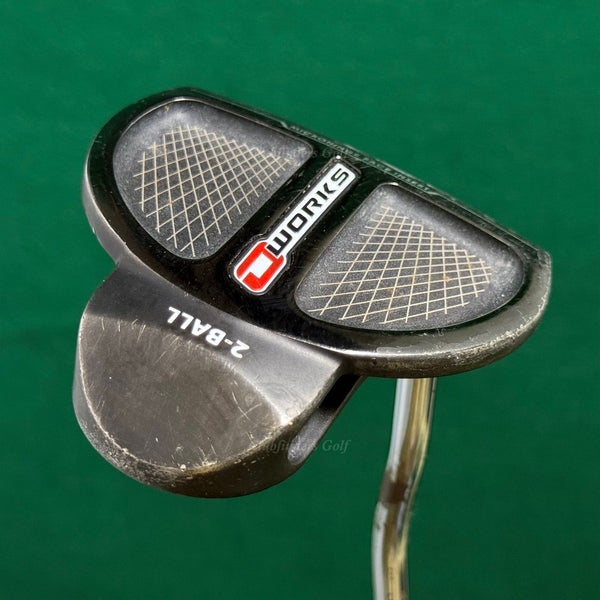 Odyssey O-Works 2-Ball Black 35" Double-Bend Mallet Putter Golf Club