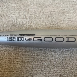 2024 DeMarini The Goods One Piece Alloy USSSA Certified Bat (-10) 20 oz 30" (Used)