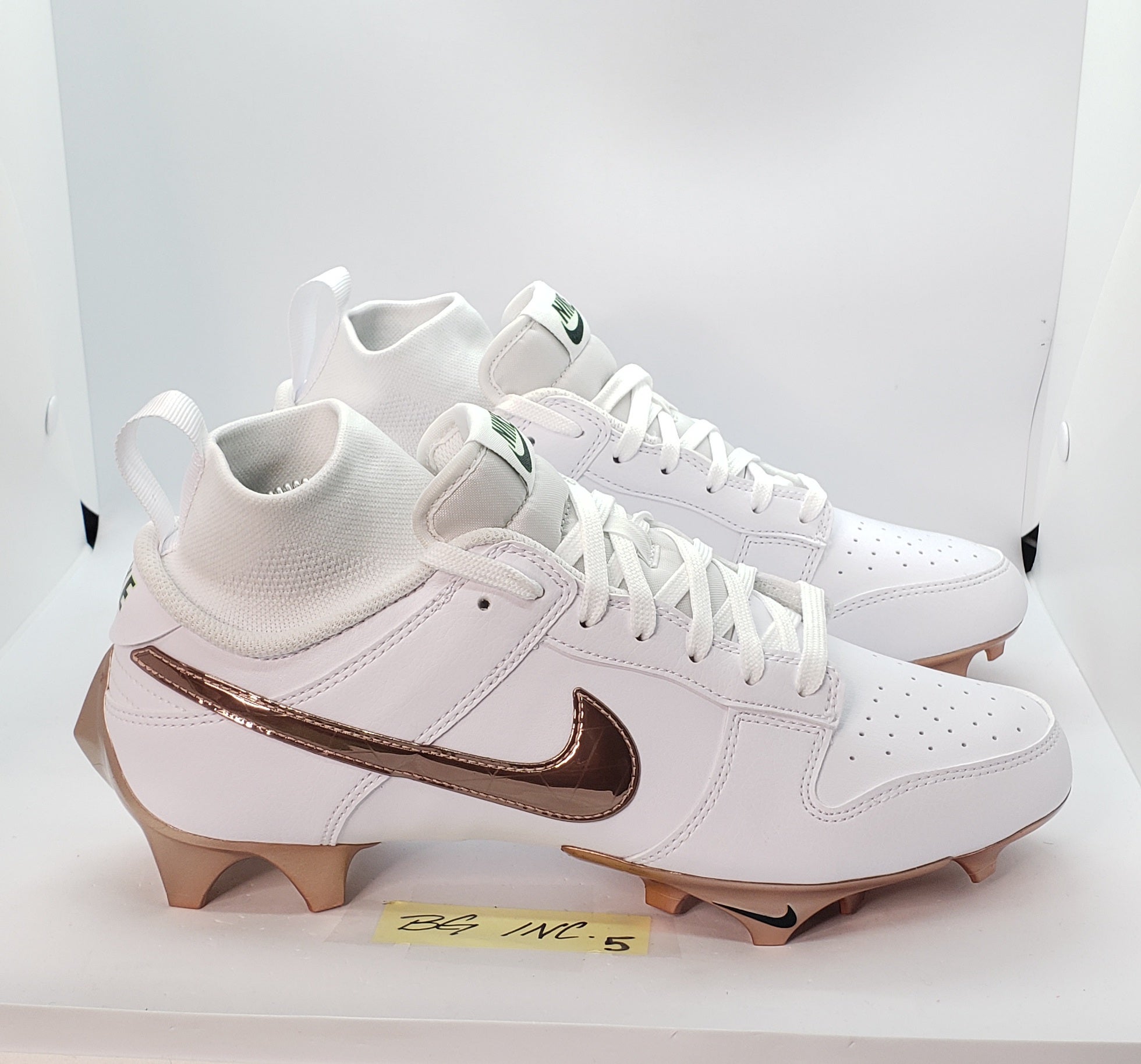 Nike Vapor Edge Dunk KM Football Cleats White Rose Gold FN6721-100 Mens Size 61DlR4OTz3L.jpg_BO30,255,255,  main image 3