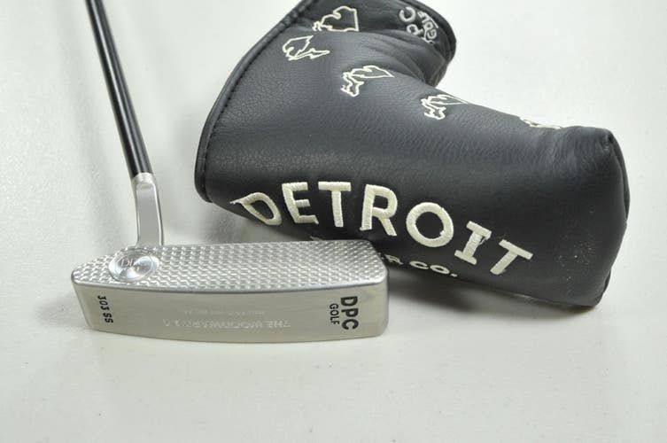 LEFT HANDED Detroit The Woodward 1.0 33" Putter Steel with Head Cover  # 203211