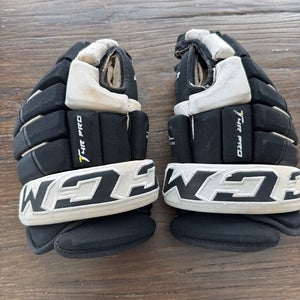 CCM Tacks 4 Roll Pro Gloves 14" Black