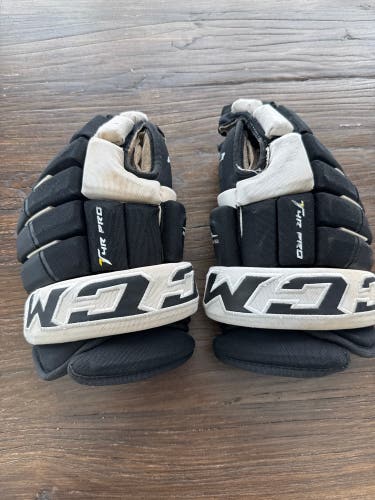 CCM Tacks 4 Roll Pro Gloves 14" Black