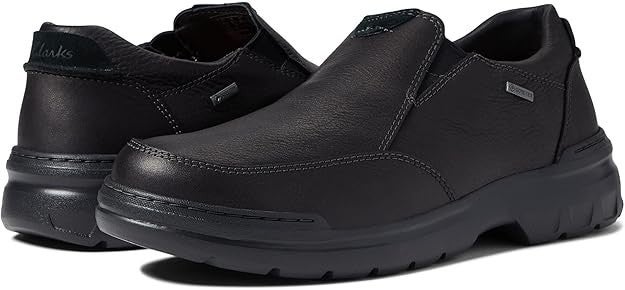 Clarks Mens Rockie2 Step GTX 63441 Oxford Black Leather Casual Shoe Boot NIB