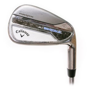 Callaway Paradym Ai Smoke 9 Iron Steel True Temper Elevate 95 Regular Flex