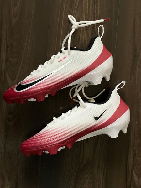Nike Football Cleats Vapor Speed 3 TB White Maroon men display picture 1