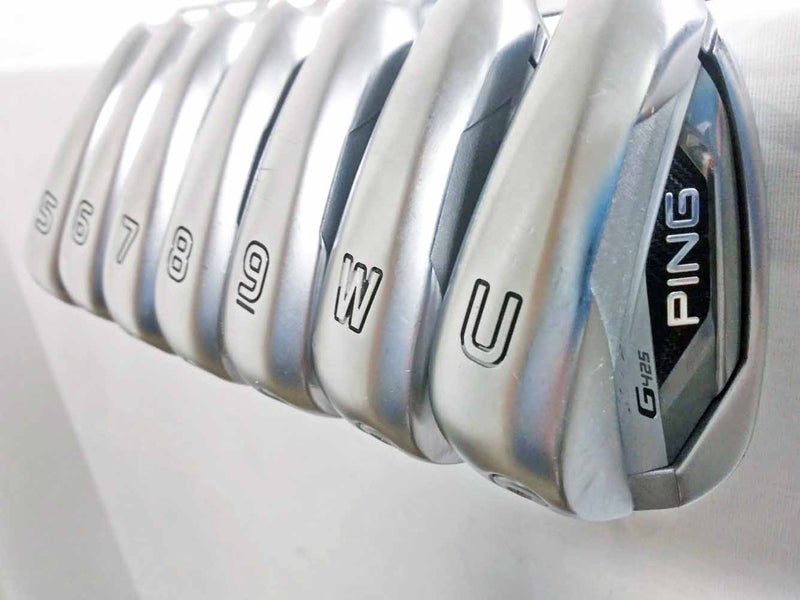 Ping G425 Iron Set 5-PW+UW Black (Steel Dynamic Gold 105 Stiff) Golf Clubs