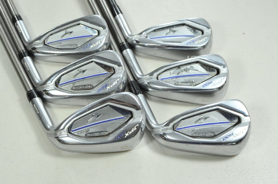 Mizuno JPX 900 Hot Metal 5-PW Iron Set Regular Flex RH SteelFiber i80 #203195