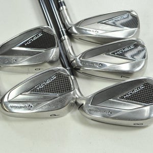 TaylorMade Stealth 6-PW Iron Set Stiff Flex RH Tensei Red TM 60 Graphite #203218