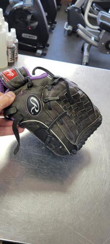 Used Rawlings STORM 12 BB/SB Glove RH Throw Black 12" 11497-S000152330