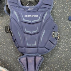 Used Champro 9-12 Catchers Chest Protector Navy Blue Intermed 11497-S000152319