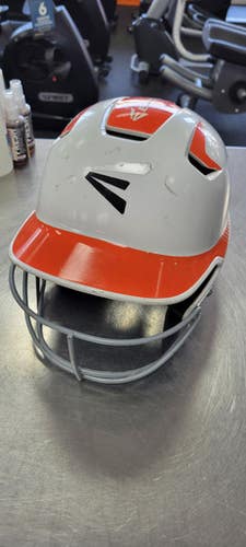 Used Easton SR WITH MASK Batting Helmet w/Mask White One Size 11497-S000152314