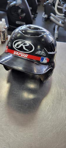 Used Rawlings 6 1/2 - 7 1/2 Batting Helmet No Mask Black One Size 11497-S000152317