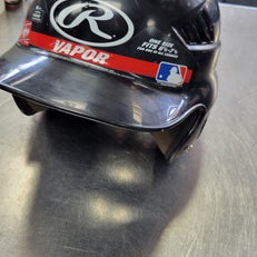 Used Rawlings 6 1/2 - 7 1/2 Batting Helmet No Mask Black One Size 11497-S000152315