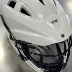 Used Cascade CS Lacrosse Helmet White One Size 11497-S000152302