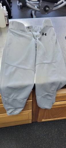 Used Under Armour YOUTH LARGE BB/SB Pant Boys Grey LG 11497-S000152294