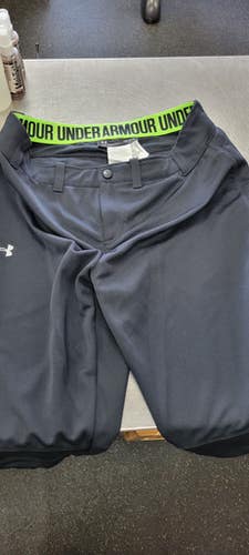 Used Under Armour YOUTH LARGE BB/SB Pant Boys Black LG 11497-S000152293