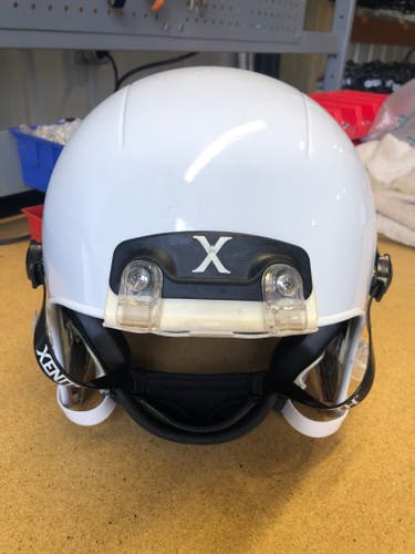 USED XENITH X2E+ ADULT FOOTBALL HELMET - XL - METALLIC WHITE