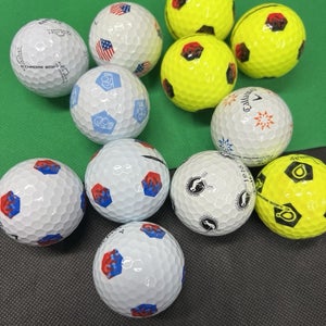 12 Near Mint AAAA Callaway Chrome Soft Truvis Used Golf Balls...Asst. Pix