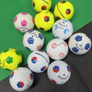 12 Near Mint AAAA Callaway Chrome Soft Truvis Used Golf Balls...Asst. Pix