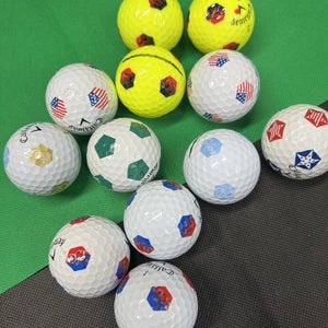 12 Near Mint AAAA Callaway Chrome Soft Truvis Used Golf Balls...Asst. Pix