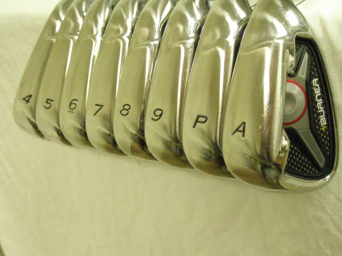 Taylor Made Burner 1.0 Iron Set 4-PW+AW (Steel, Uniflex) Golf Clubs