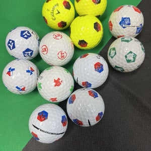 12 Near Mint AAAA Callaway Chrome Soft Truvis Used Golf Balls...Asst. Pix