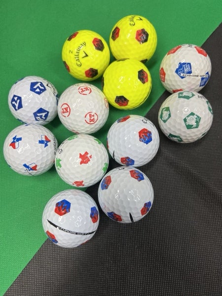 12 Near Mint AAAA Callaway Chrome Soft Truvis Used Golf Balls...Asst. Pix